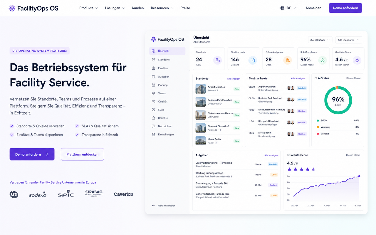 FacilityOps OS Screenshot
