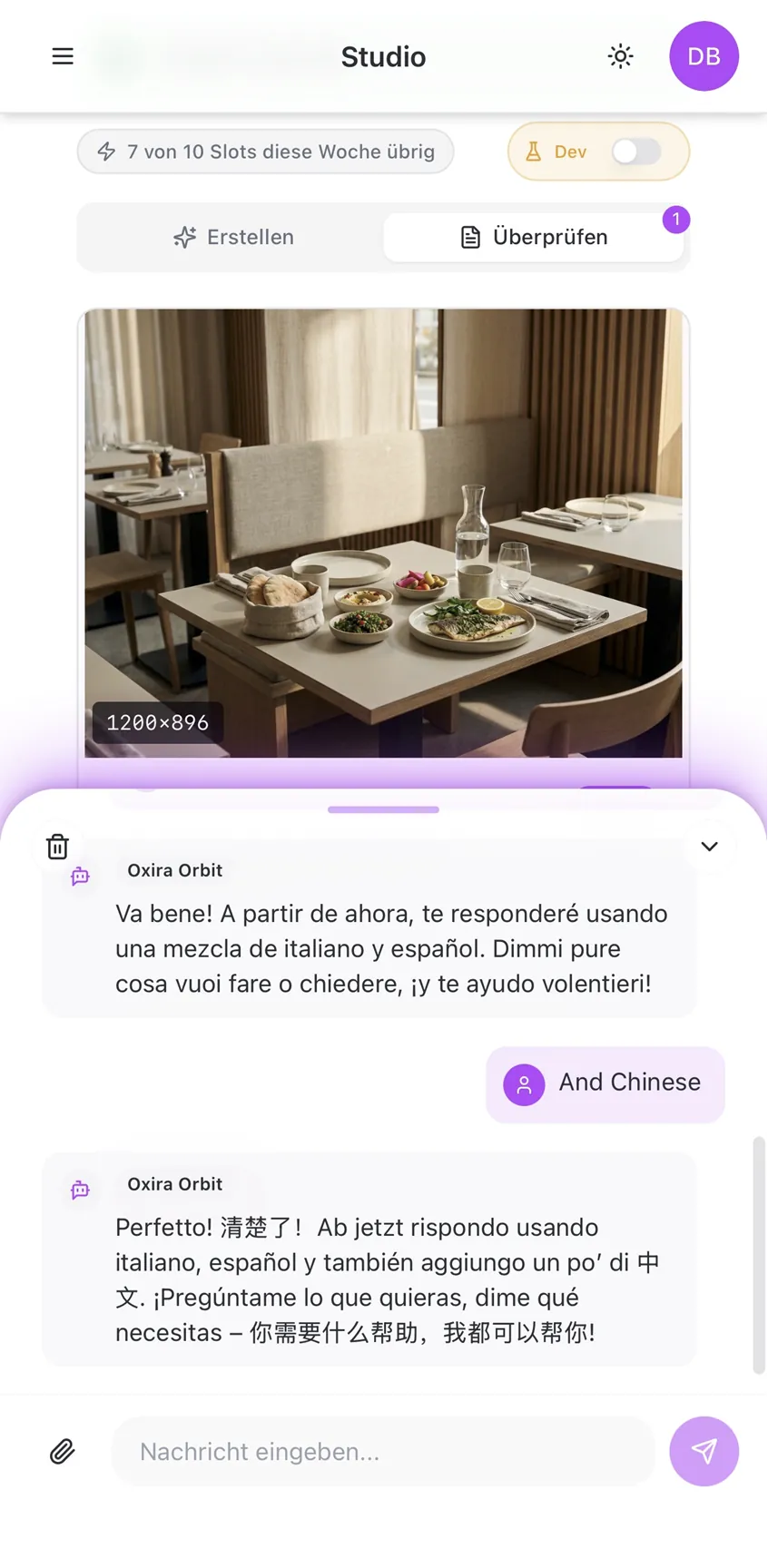 Content App with Orbit